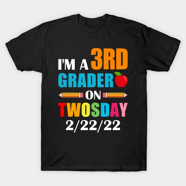 boys kids 3rd Grader On Twosday 2 22 22 T-Shirt by loveshop